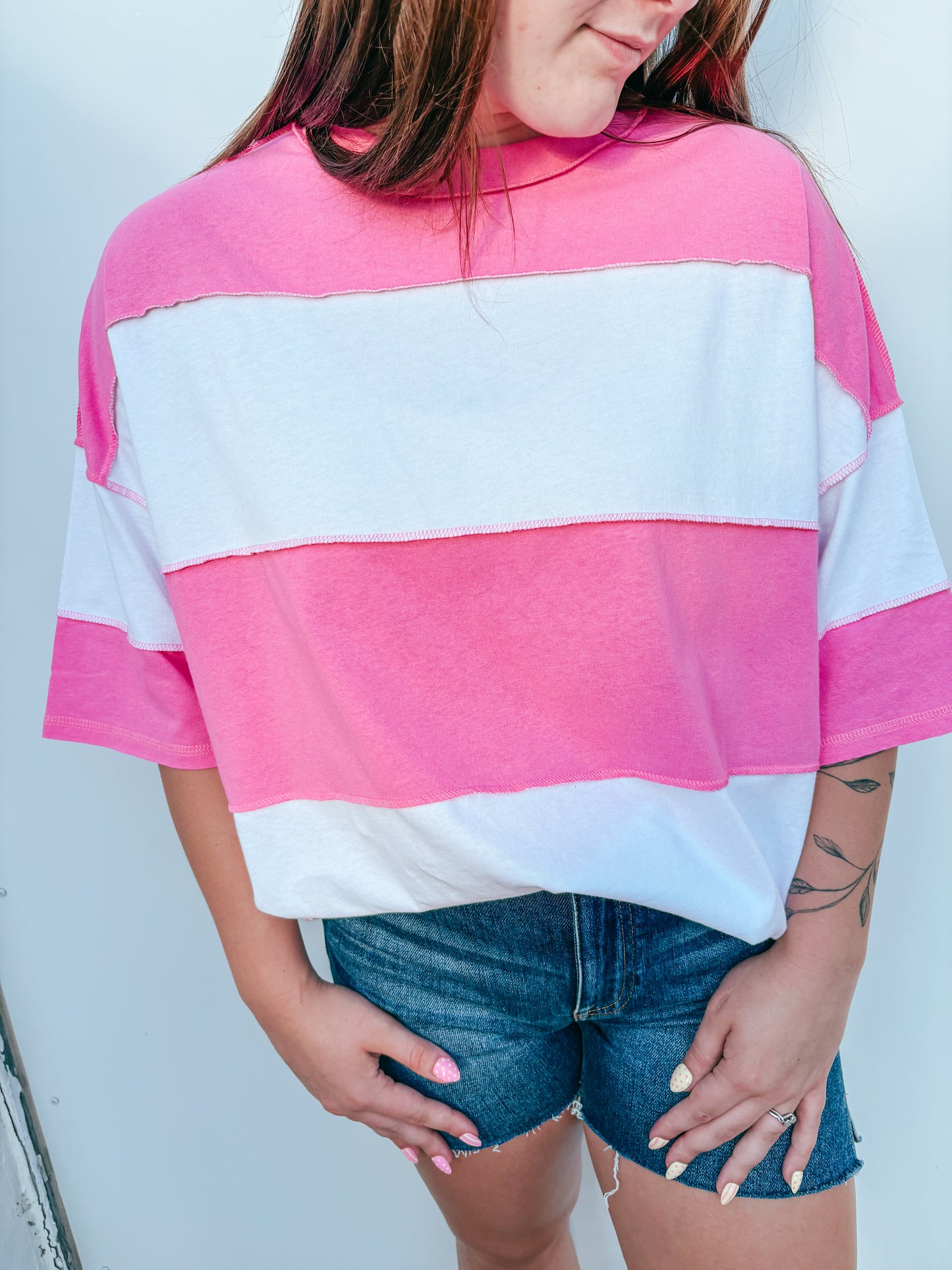 happy day oversized top ☀︎