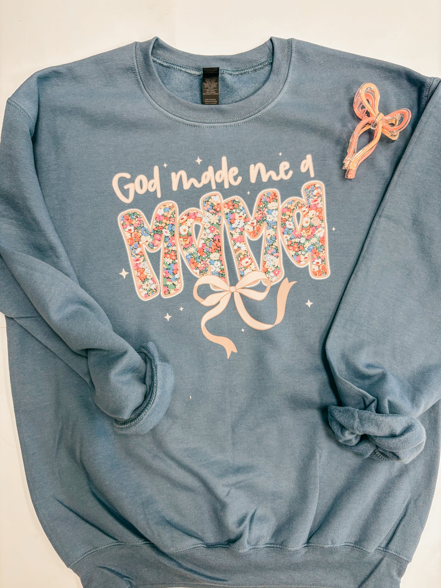 God made me a mama sweatshirt ✿