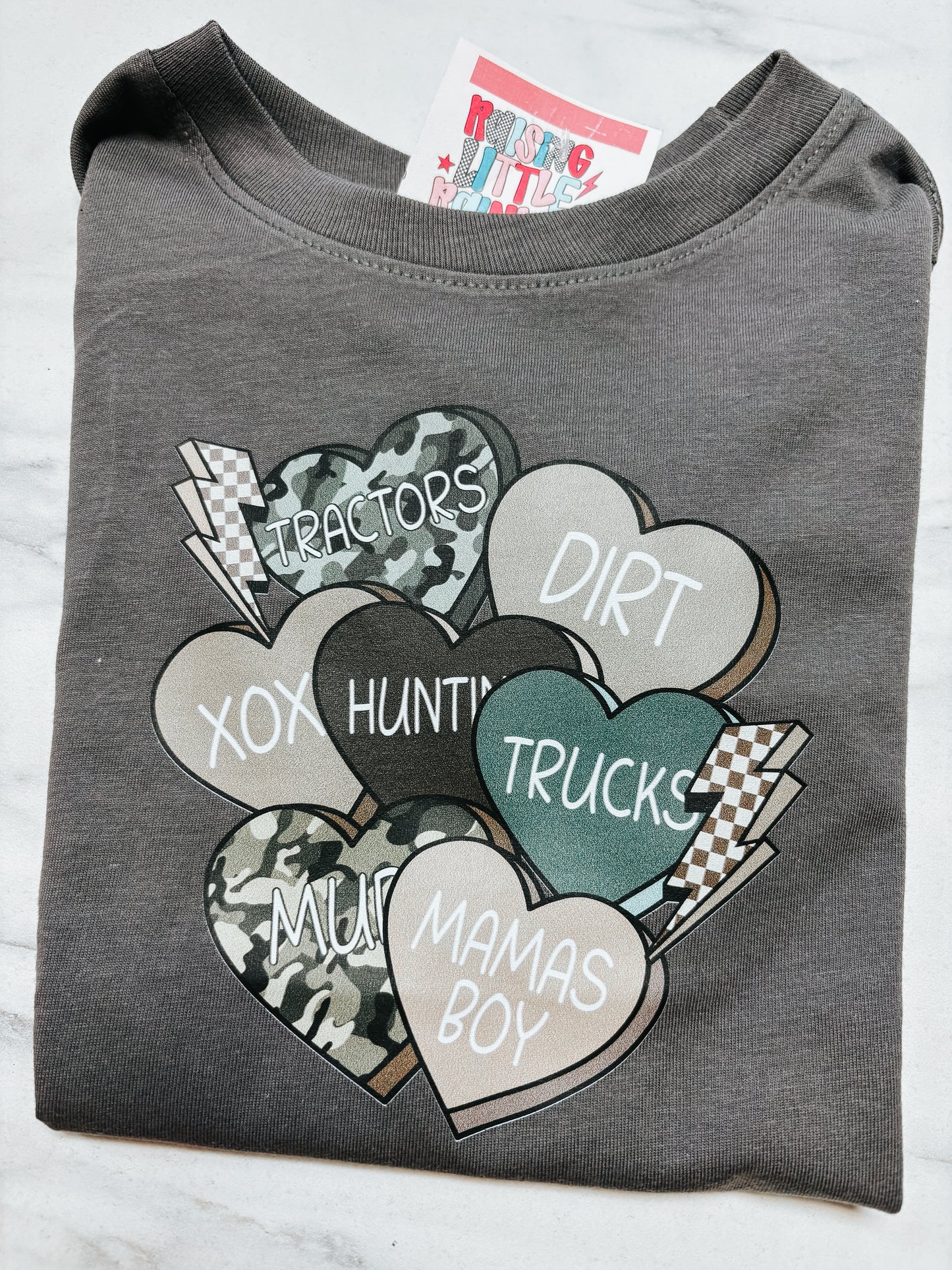 tractors , dirt , trucks , tee ♡
