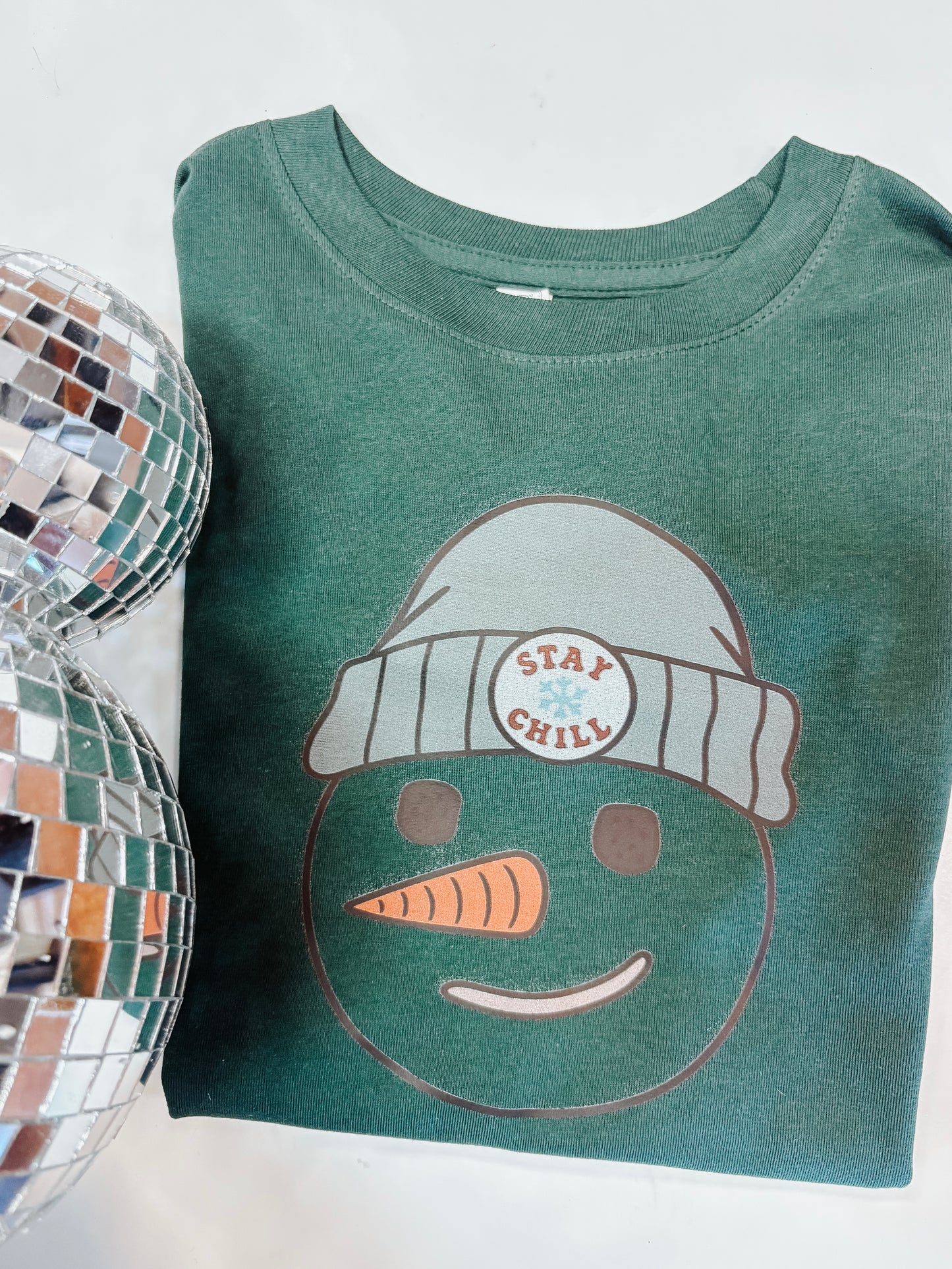 stay chill snowman tee ⚡︎