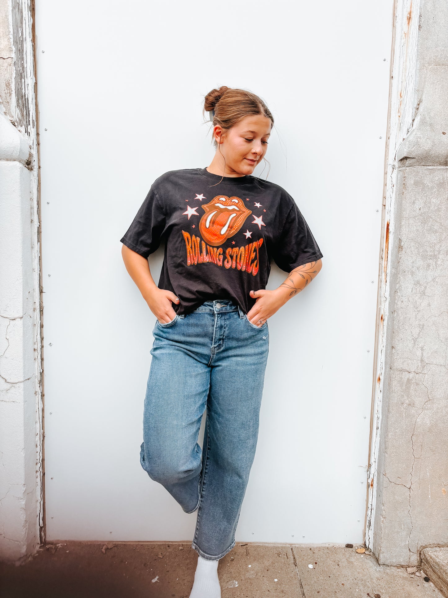 RISEN denim barrel jeans ✿