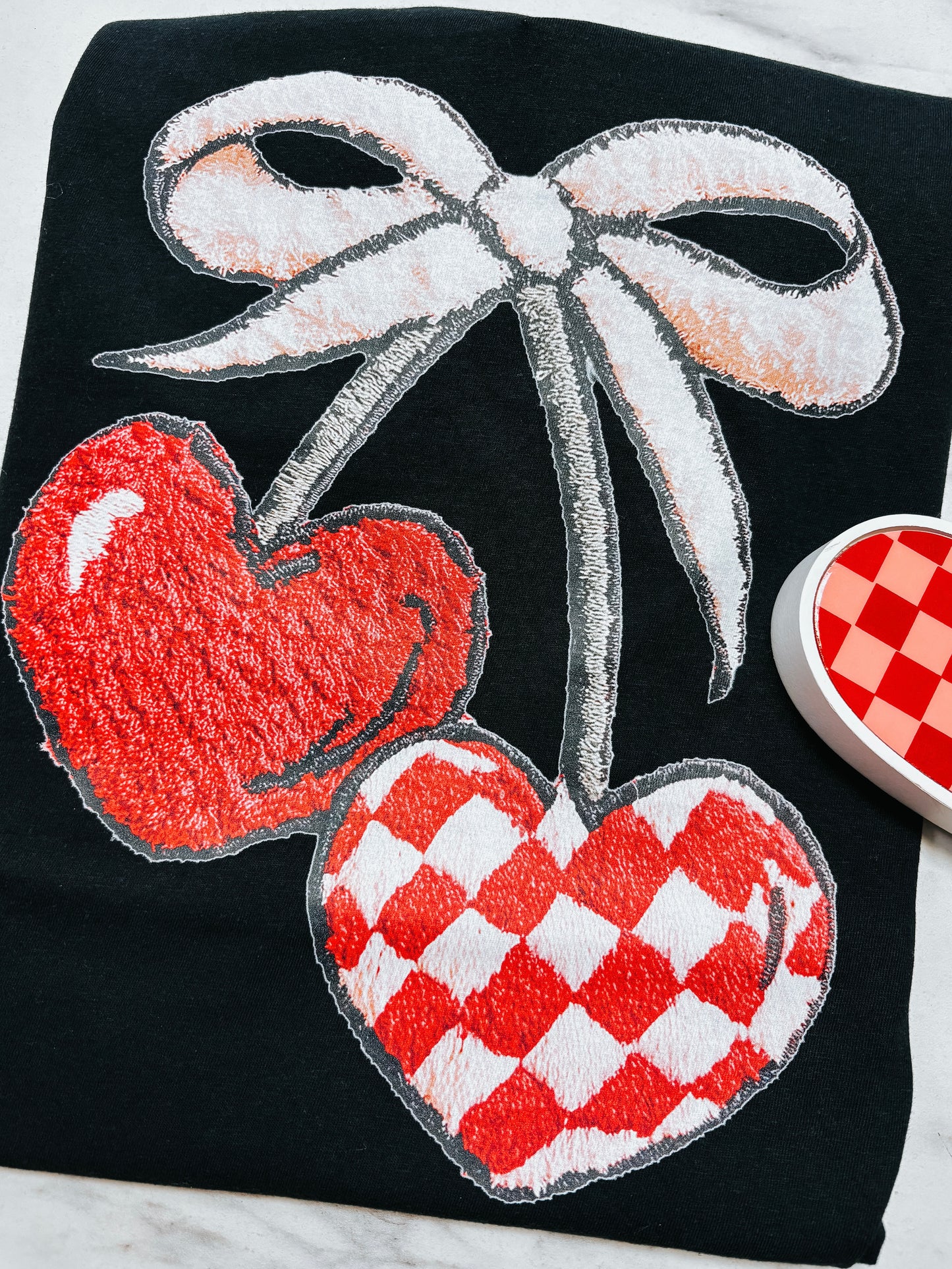 cherry heart tee ♡