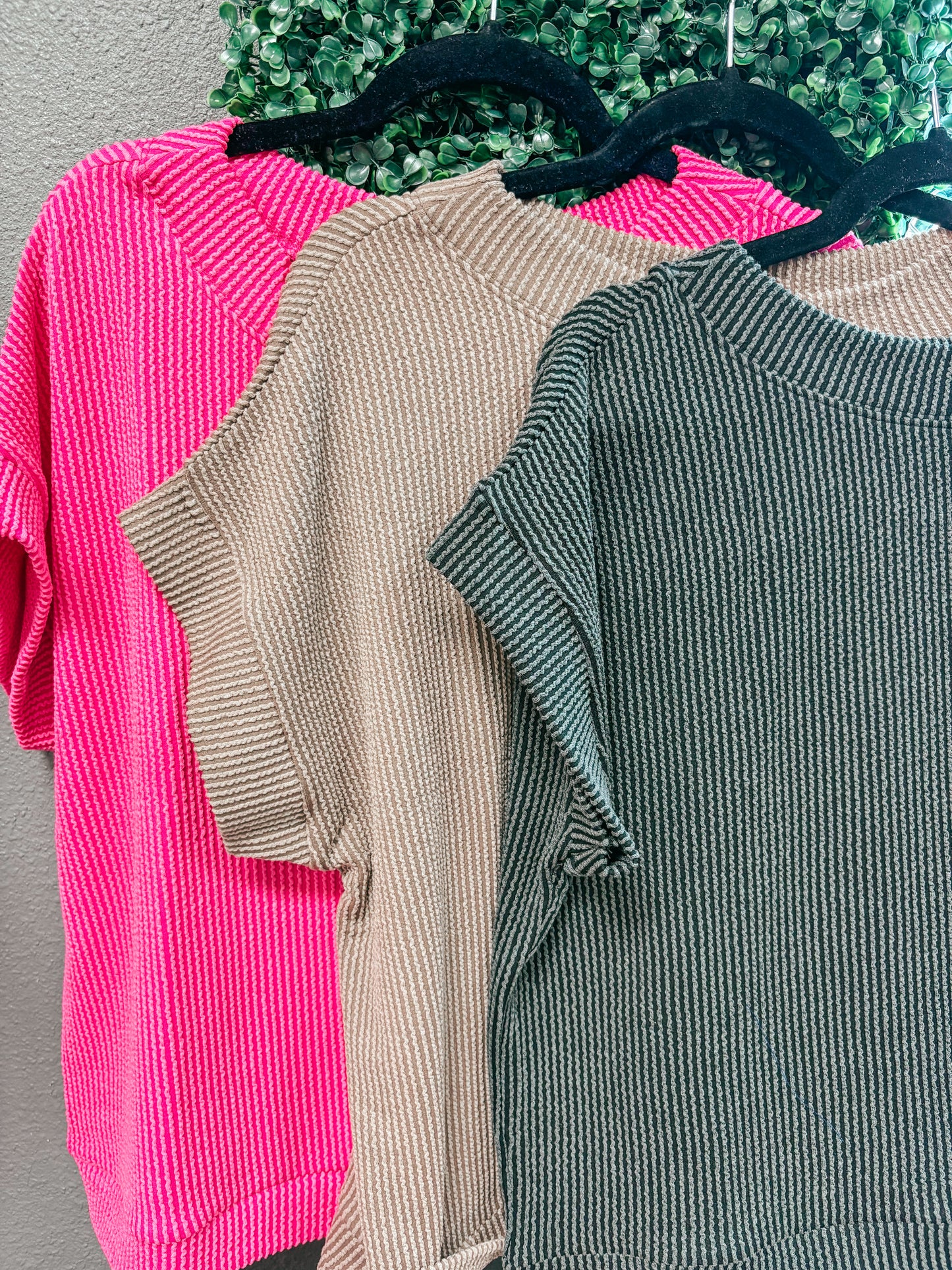 everyday basic ribbed top ✿