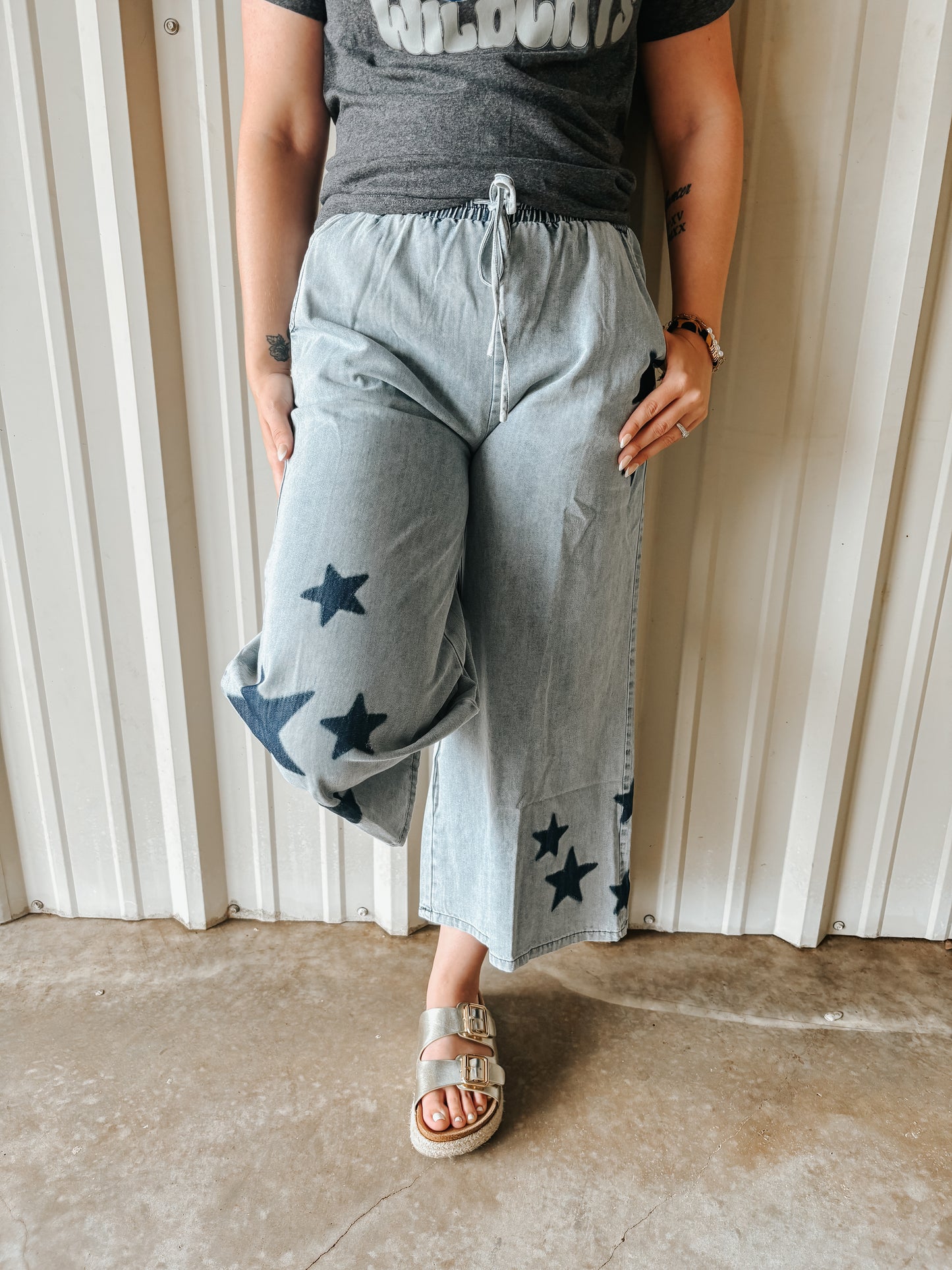star of the show wide leg pants ☆