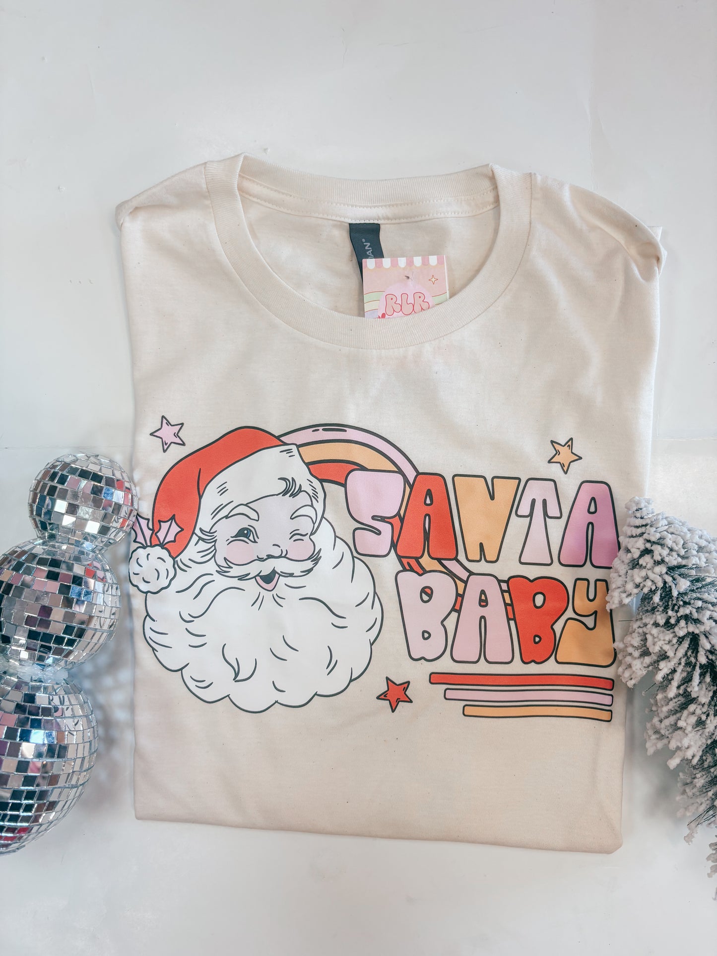 retro santa baby tee ✿