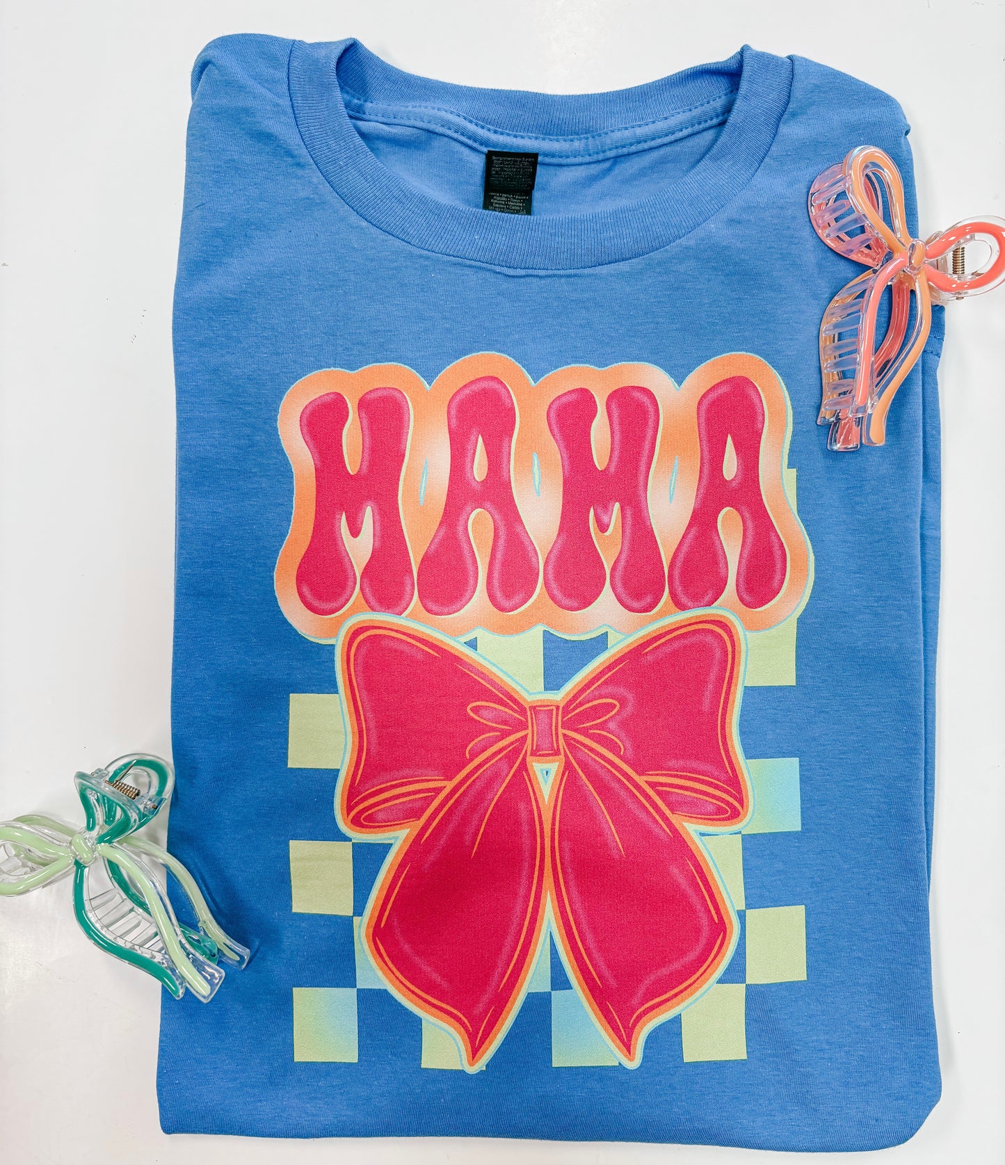 retro mama bow tee ☻