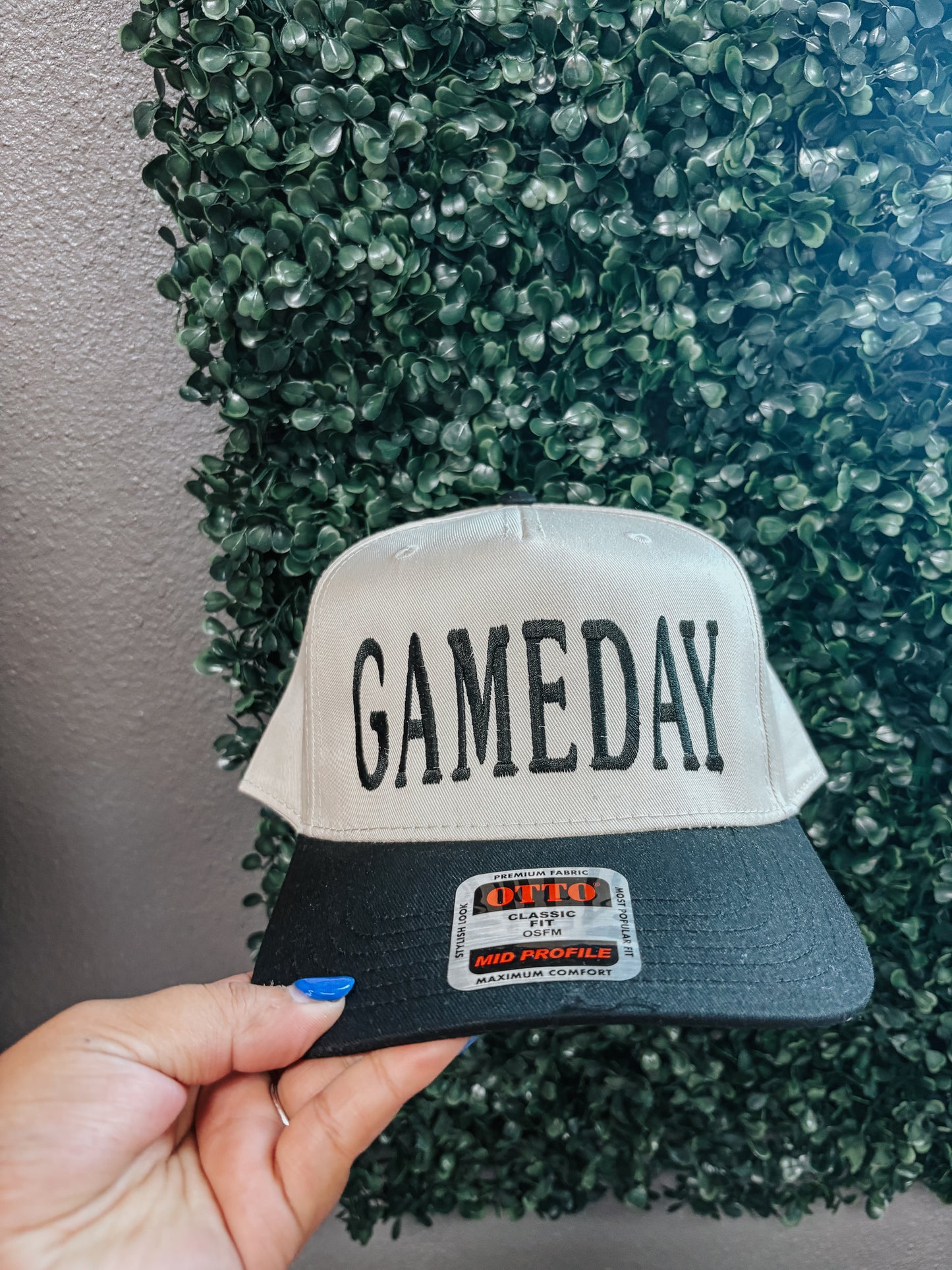 game day trucker - black ☻