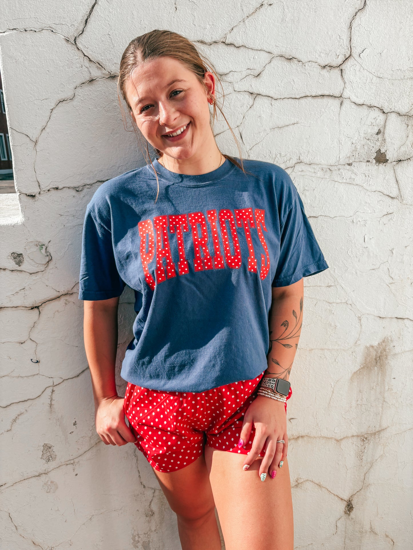 polka dot patriot tee ✨