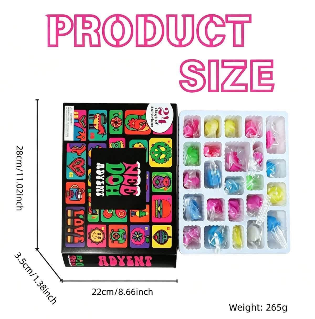 24 days of surprises squishy inspired advent calendar
