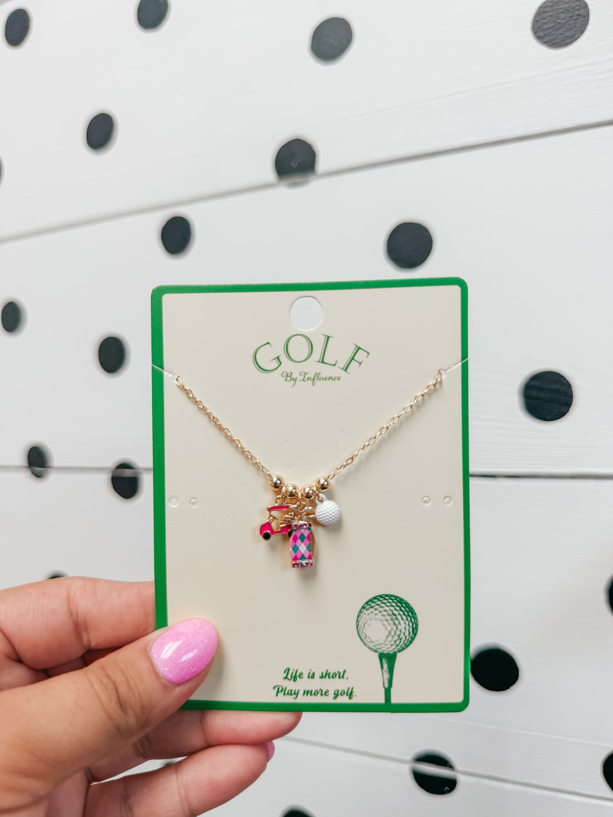 golf charm necklace ⛳️