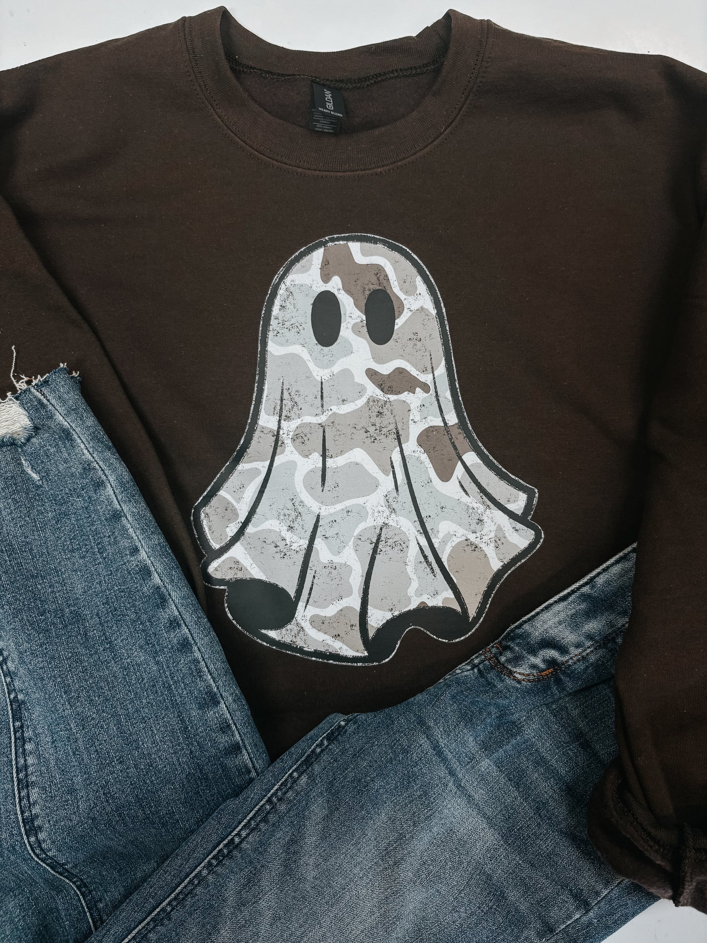 camo ghost sweatshirt ✿
