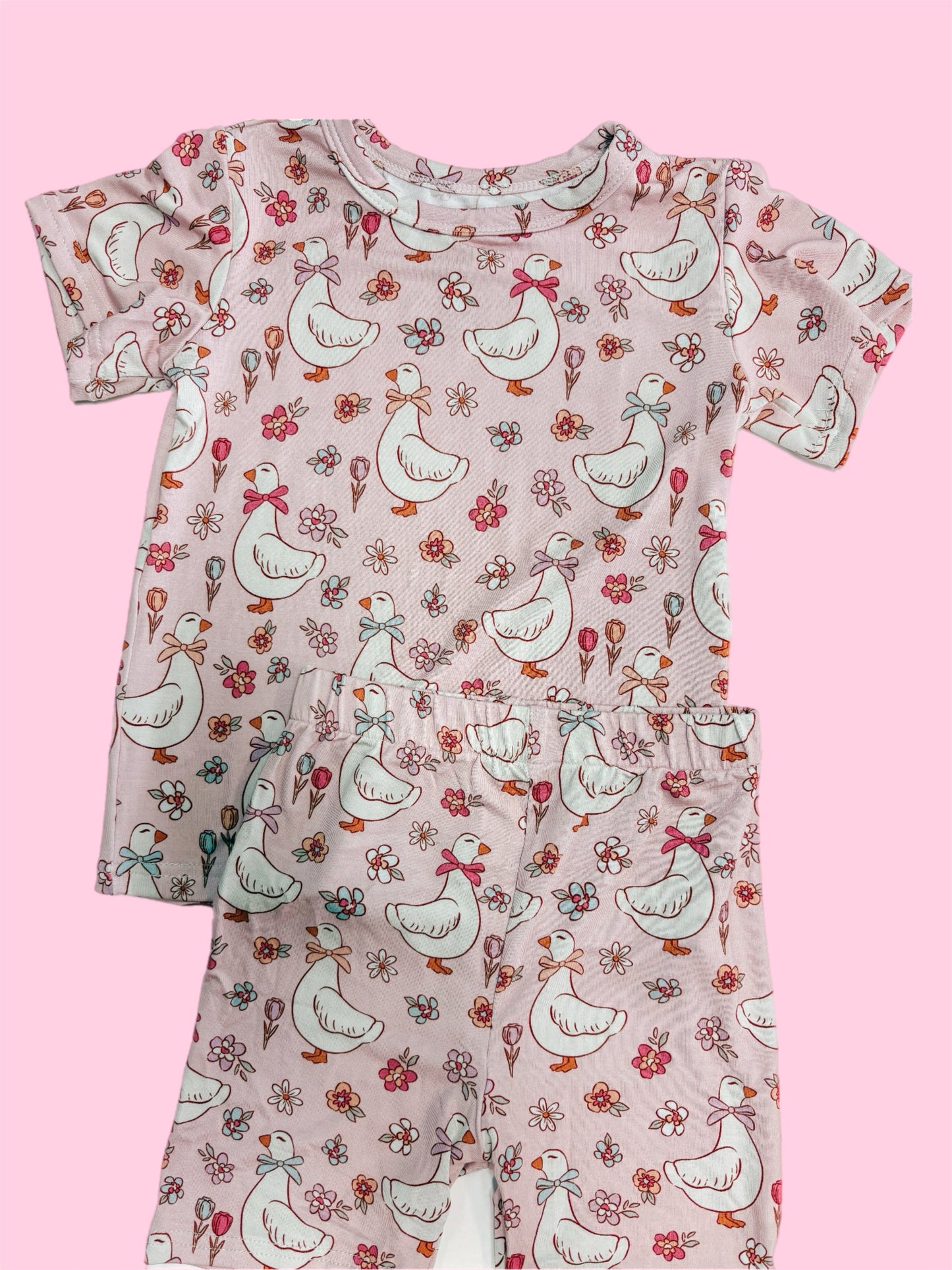 silliest goose bamboo 2 piece pjs ☀︎