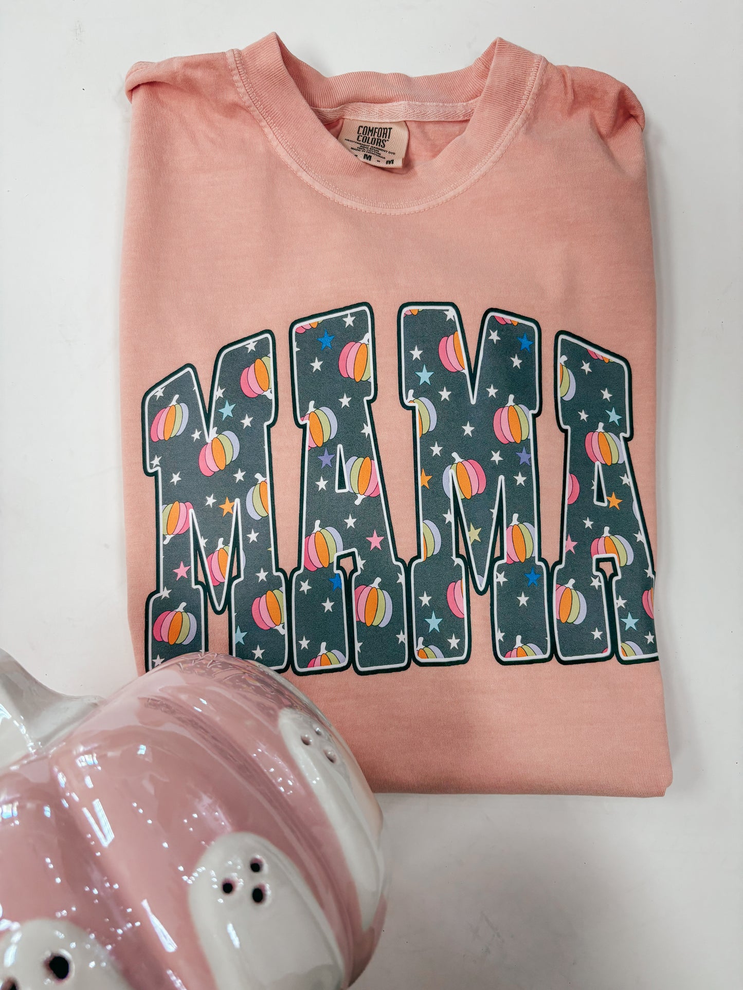 mama bright pumpkin tee ✨