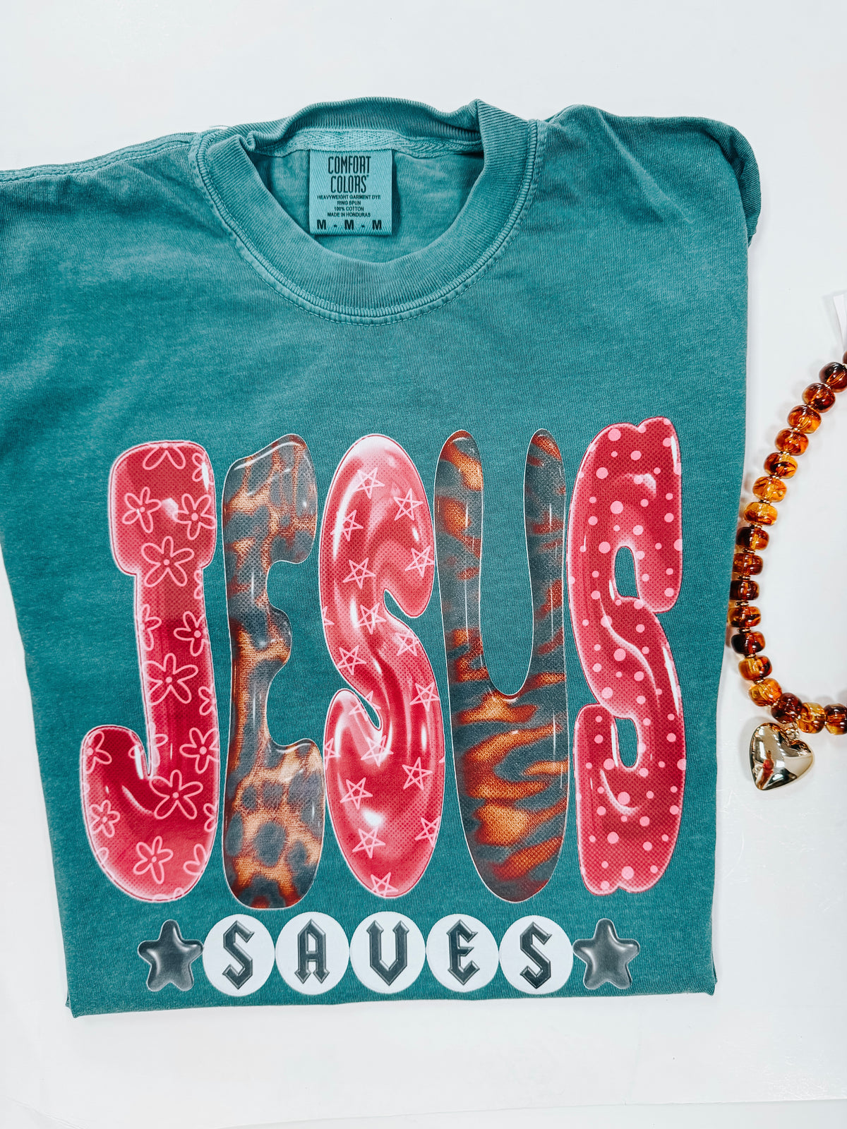 Jesus saves retro tee ✿