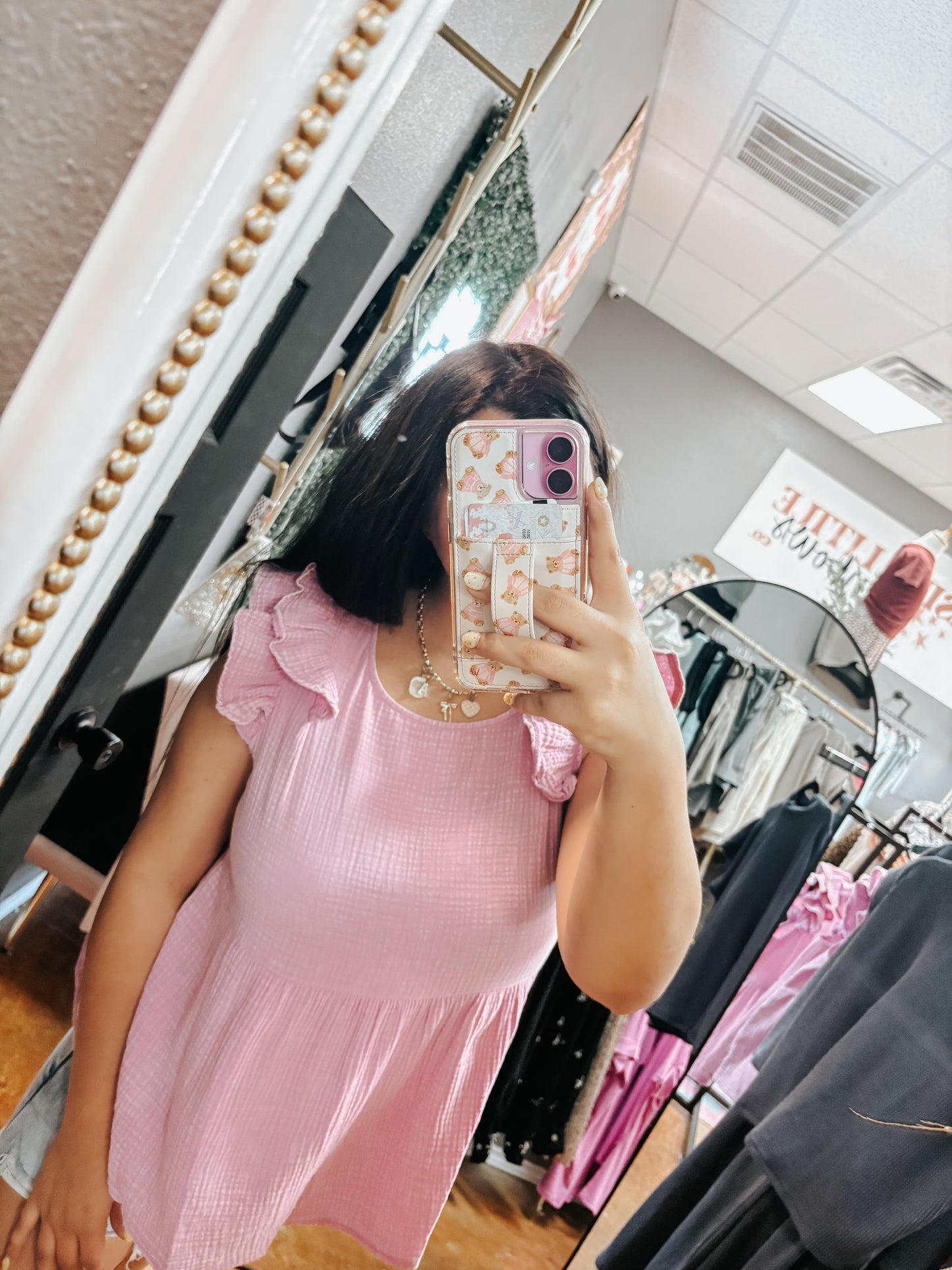 spring vibes ruffled top ✿