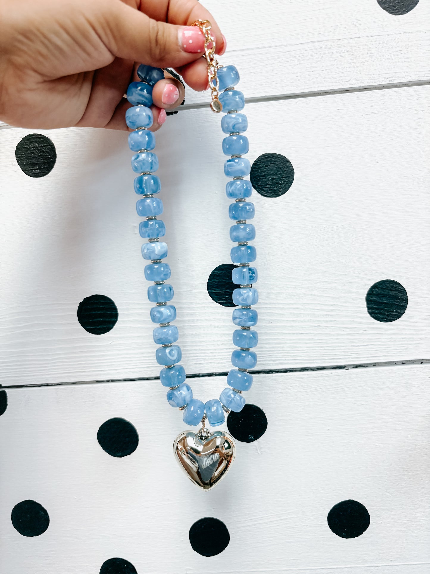 chunky heart necklace ♡