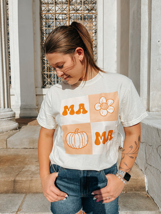 mama color block fall tee ✿