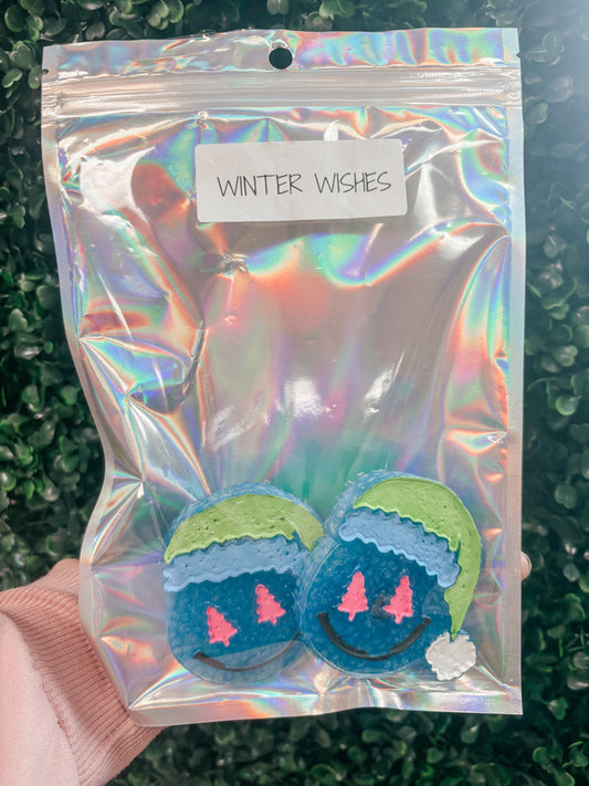 santa smiles vent clips - winter wishes ☻