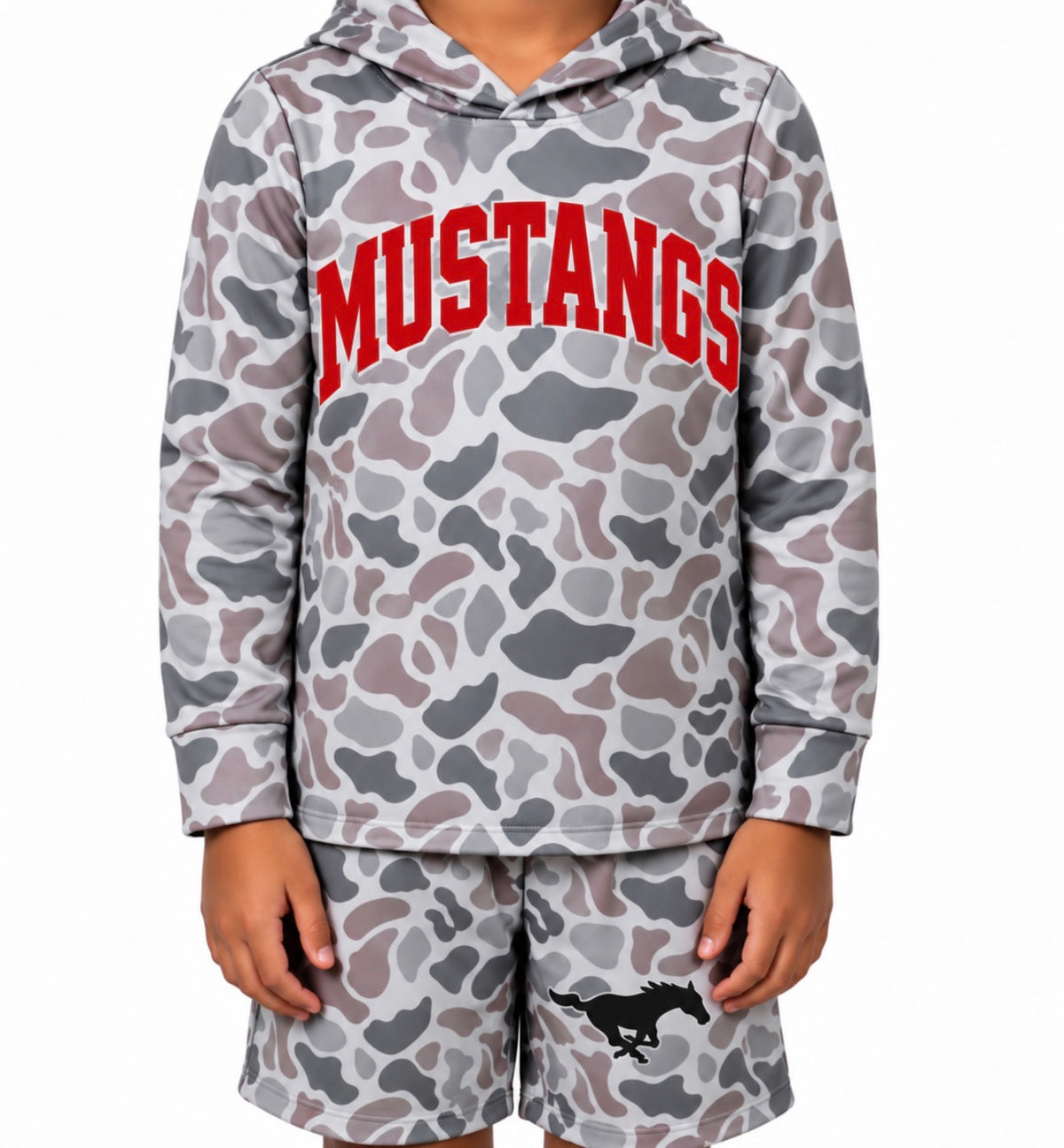 boys camo spirit hoodie set - pre / order