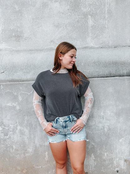 mesh layering top ✿
