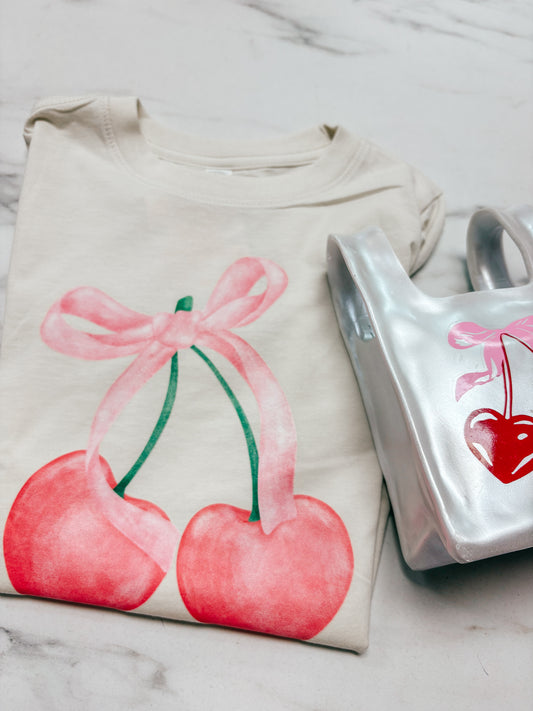 cherry bow tee ♡