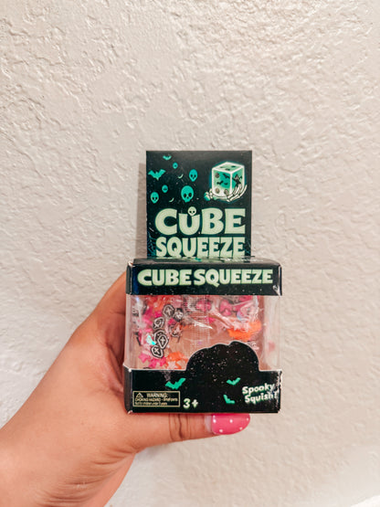 halloween glitter squishy cube ✿