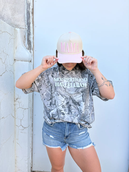 motherhood hallelujah camo tee ✿