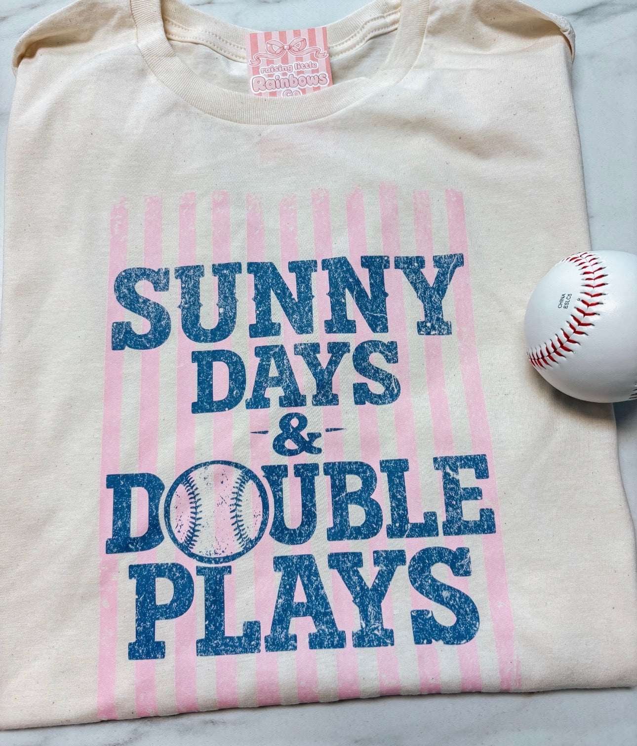 sunny days and d⚾️uble plays tee