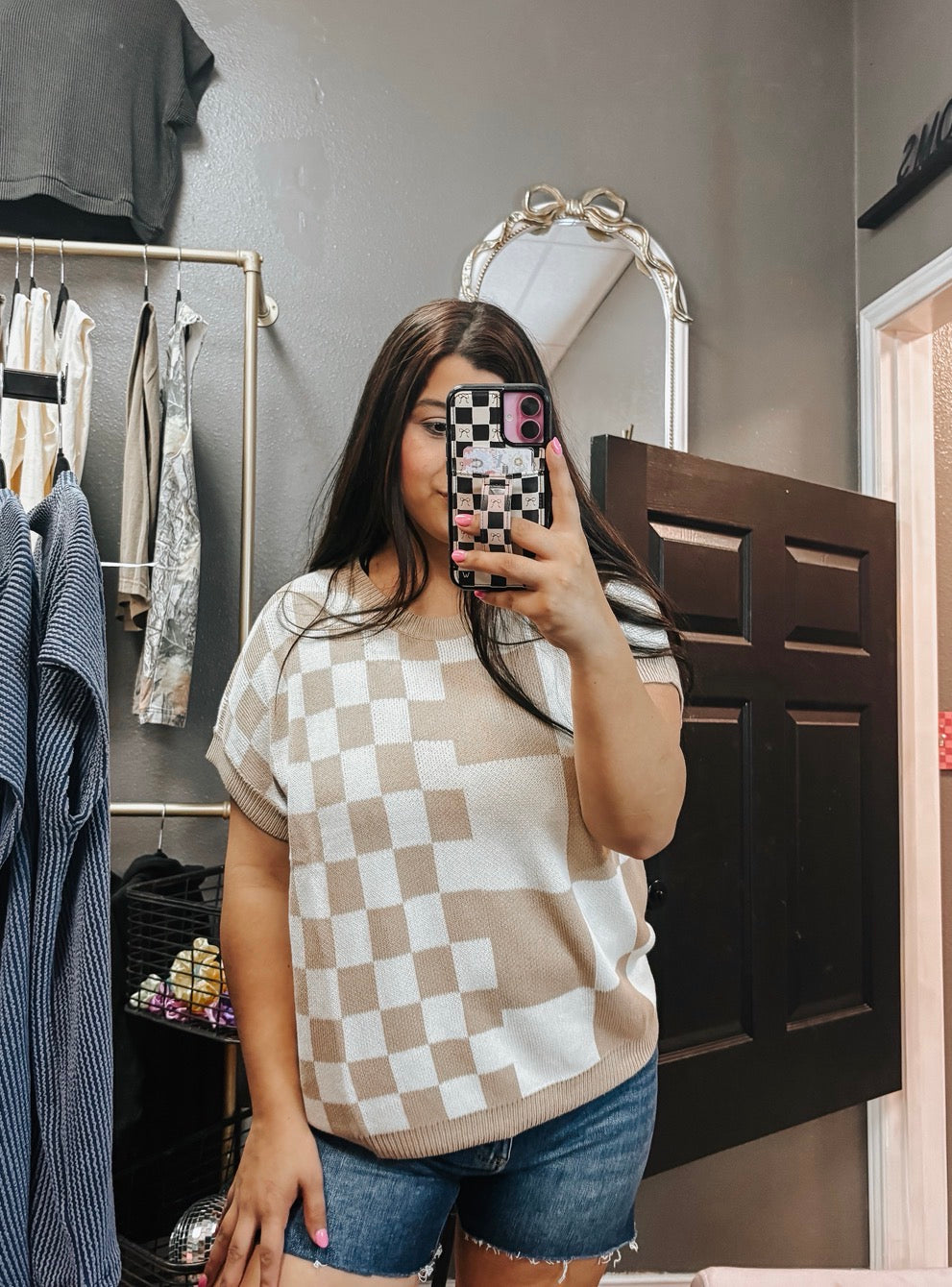 checking in sweater top ✿
