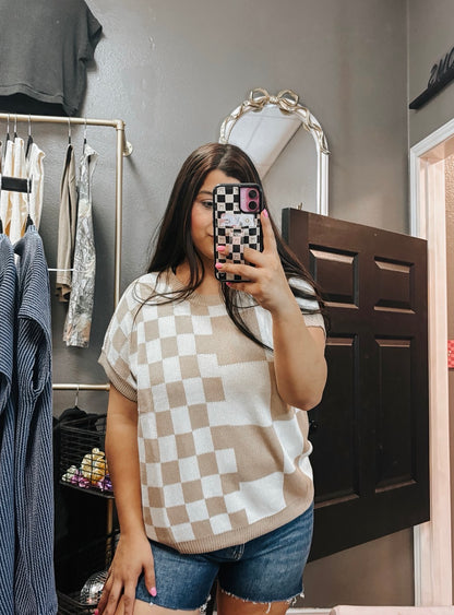 checking in sweater top ✿