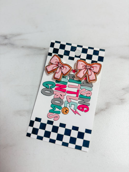 meant to be bow earrings ✿