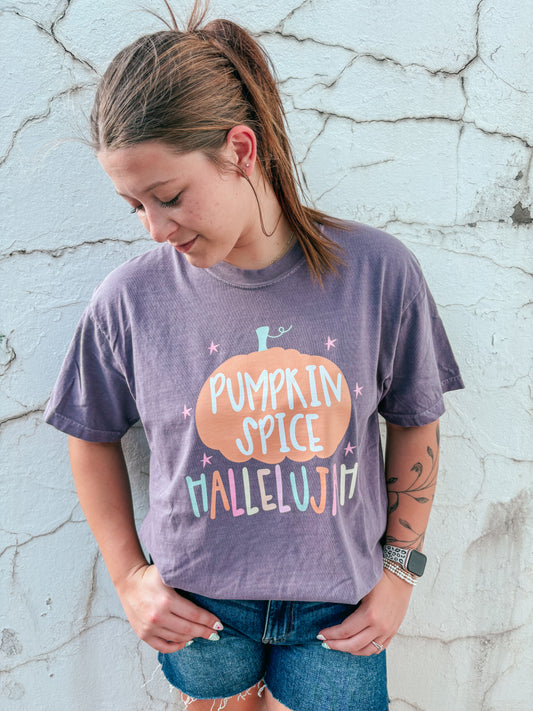 pumpkin spice hallelujah tee ✿
