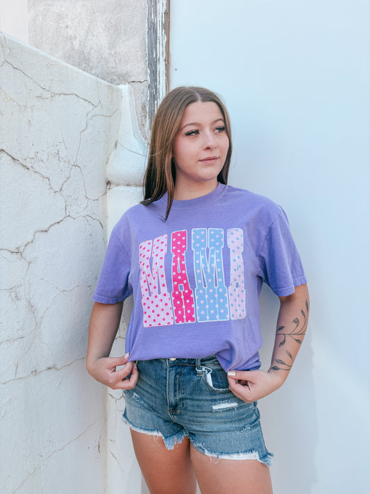 mama polka dot tee ✿