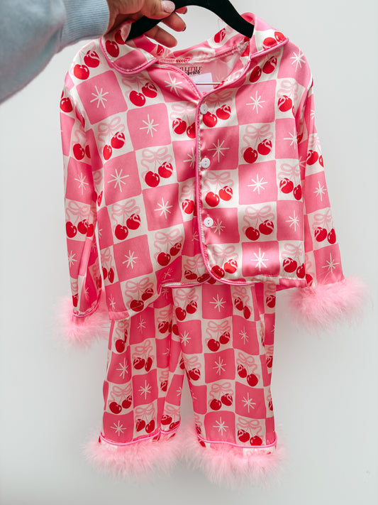 pajama party silk pjs ✿