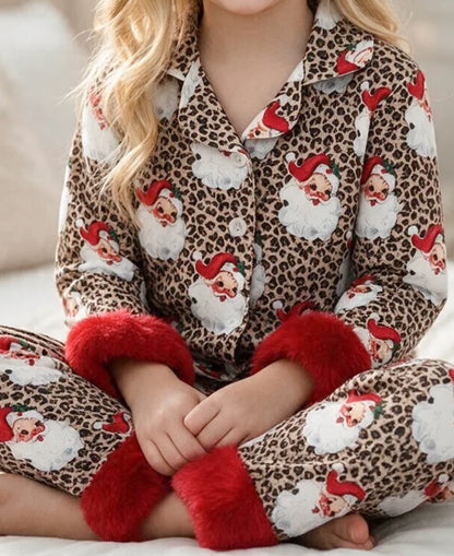 santa baby cheetah pjs 🎅🏼