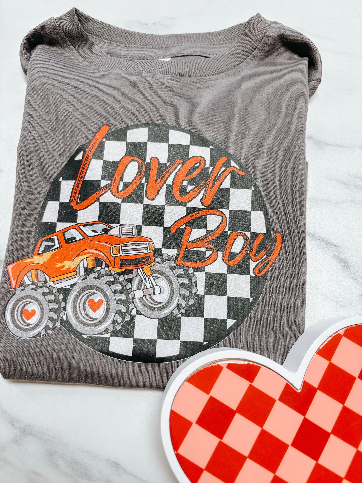 lover boy monster truck tee ♡