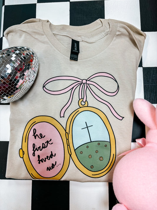 he first loved us tee ✿