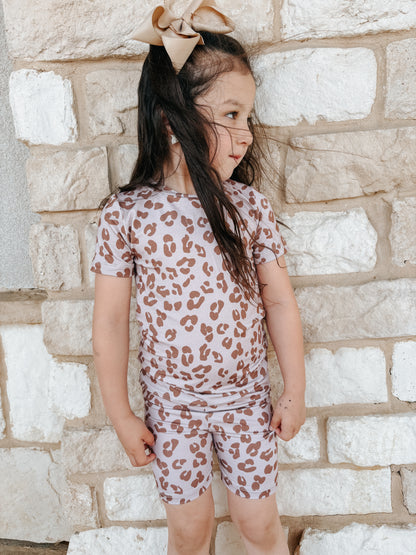 can’t find me leopard bamboo pjs ✿