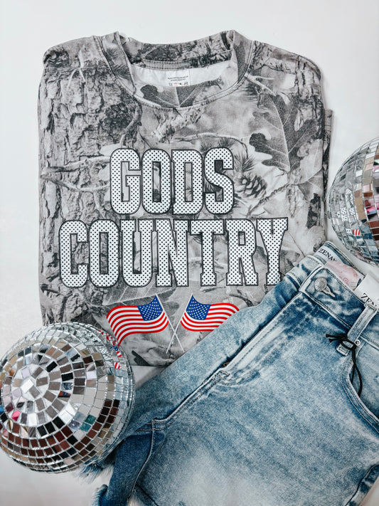 God’s Country camo tee †