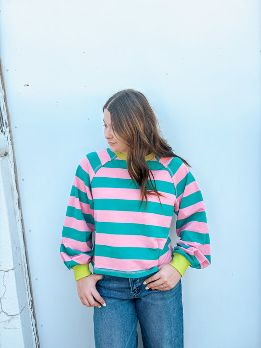 simply striped top ✿