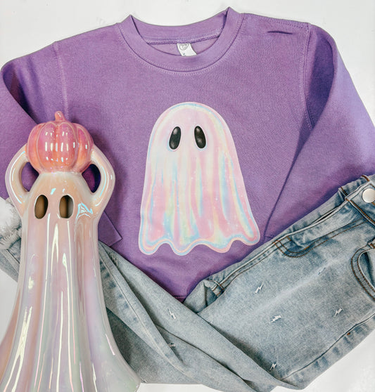 shiny ghost sweatshirt ✿