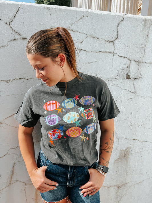retro football tee ☻