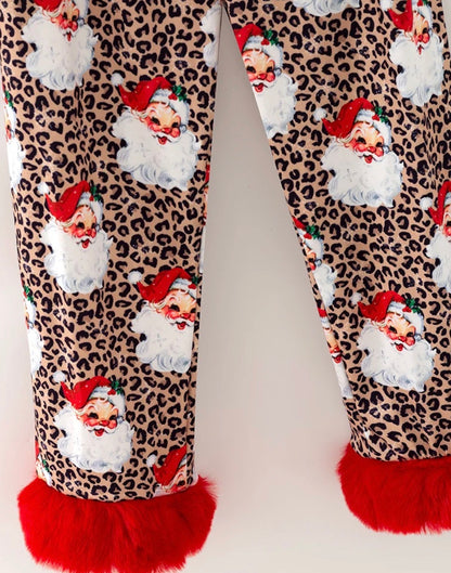 santa baby cheetah pjs 🎅🏼