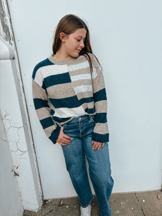 see ya striped sweater ✿