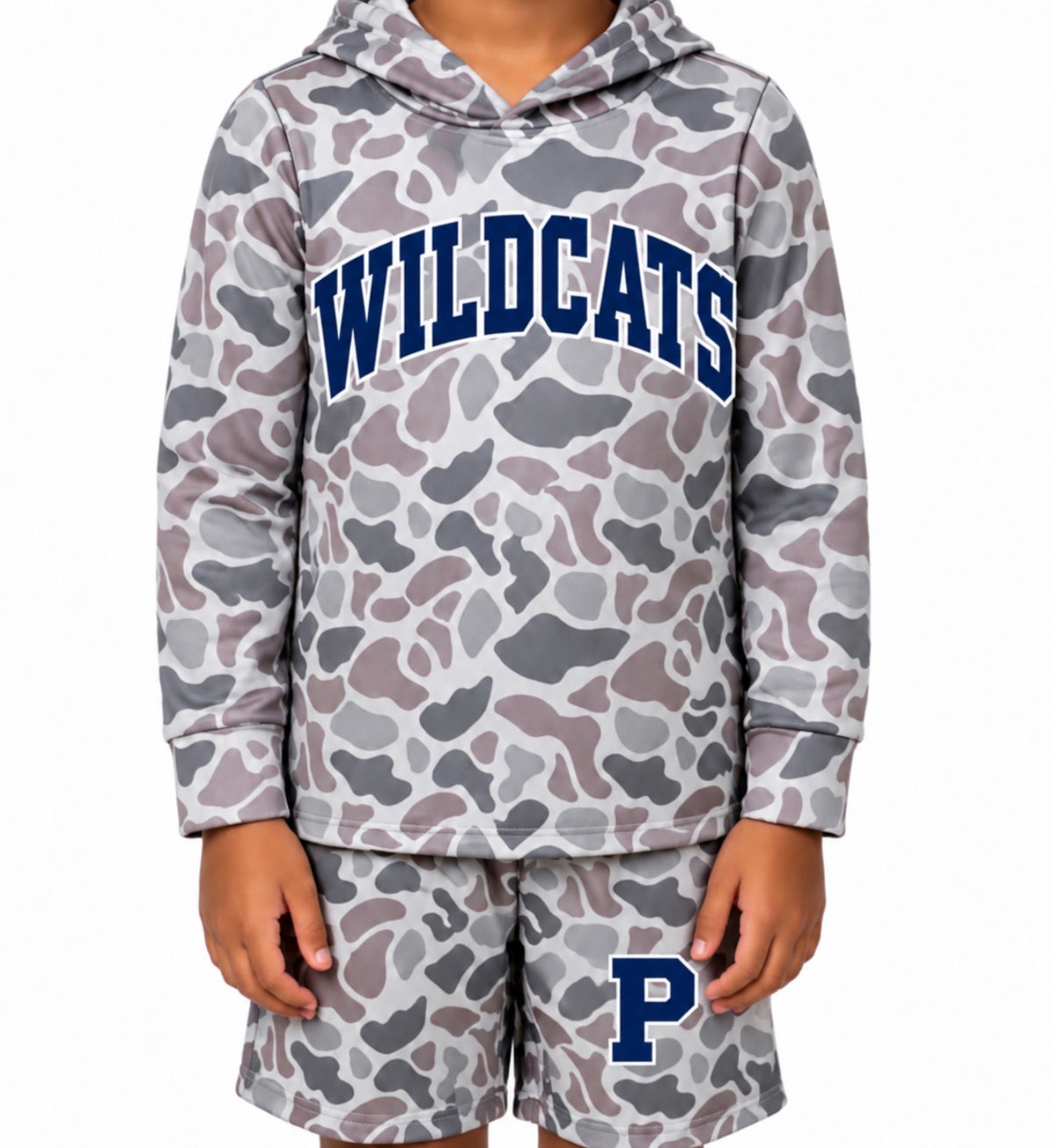 boys camo spirit hoodie set - pre / order