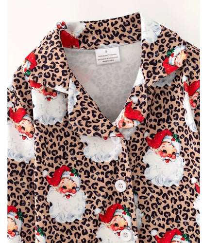 santa baby cheetah pjs 🎅🏼