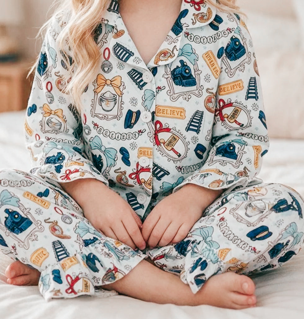 polar express pjs 🚂 🎄