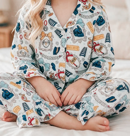 polar express pjs 🚂 🎄