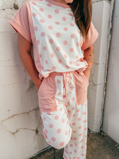 trust the process polka dot set ✿