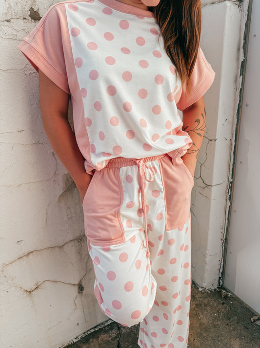 trust the process polka dot set ✿
